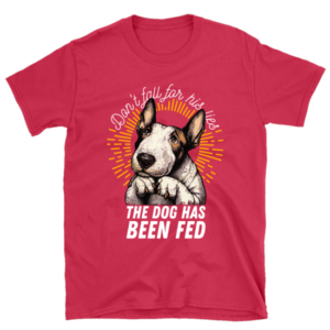 Playera perro bullterrier